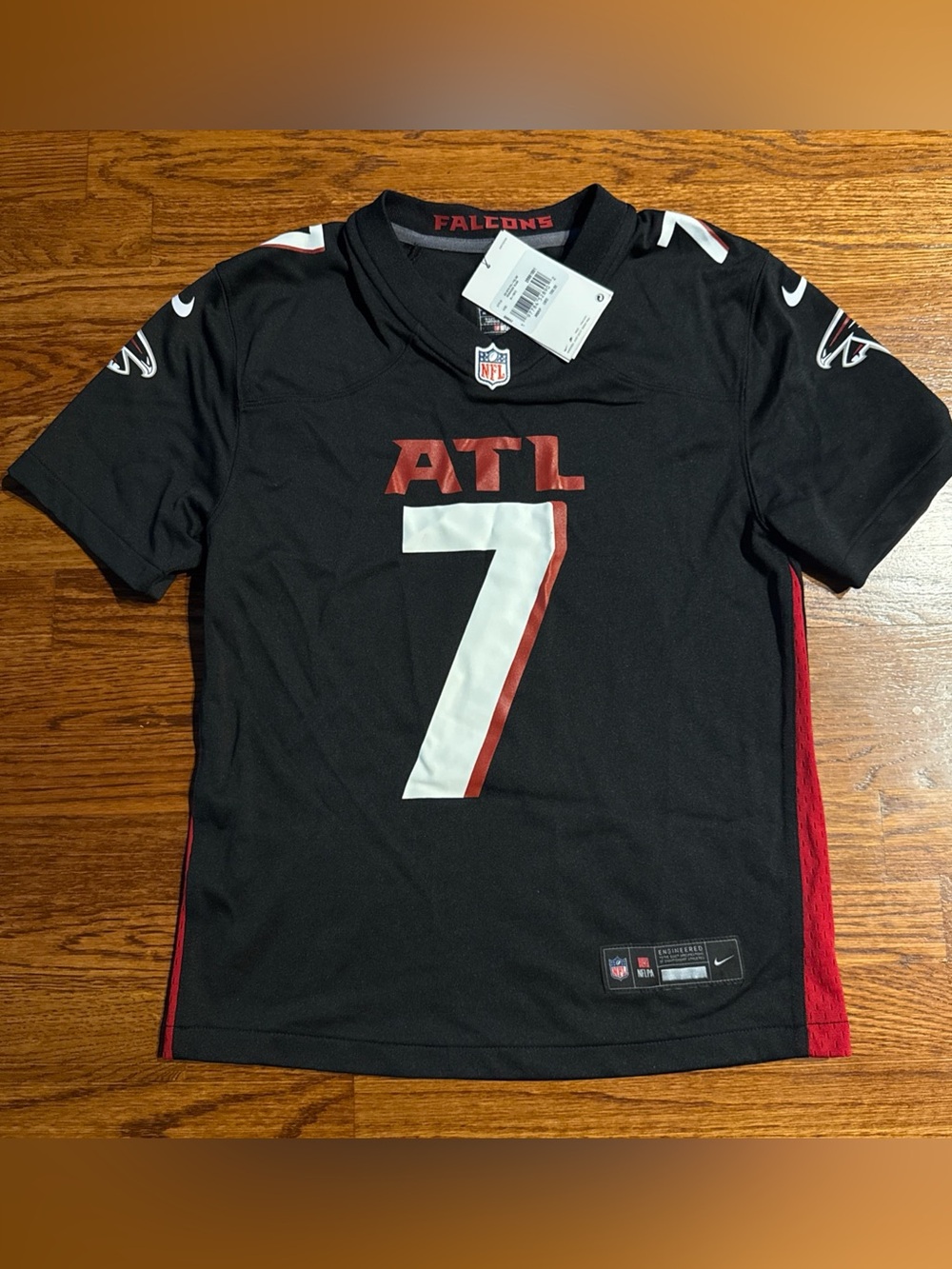 Nike Atlanta Falcons Black #7 Bijan Robinson Football Jersey